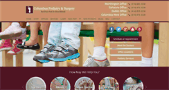 Desktop Screenshot of columbusfoot.com
